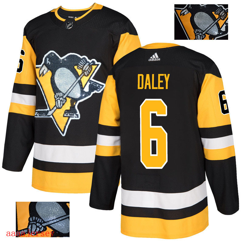 2018 Pittsburgh Penguins ice hockey jersey M-3XL 匹兹堡企鹅队时尚亮片款冰球服 34