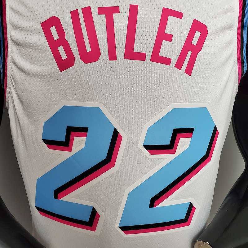 BUTLER #22 Miami Heat white 6