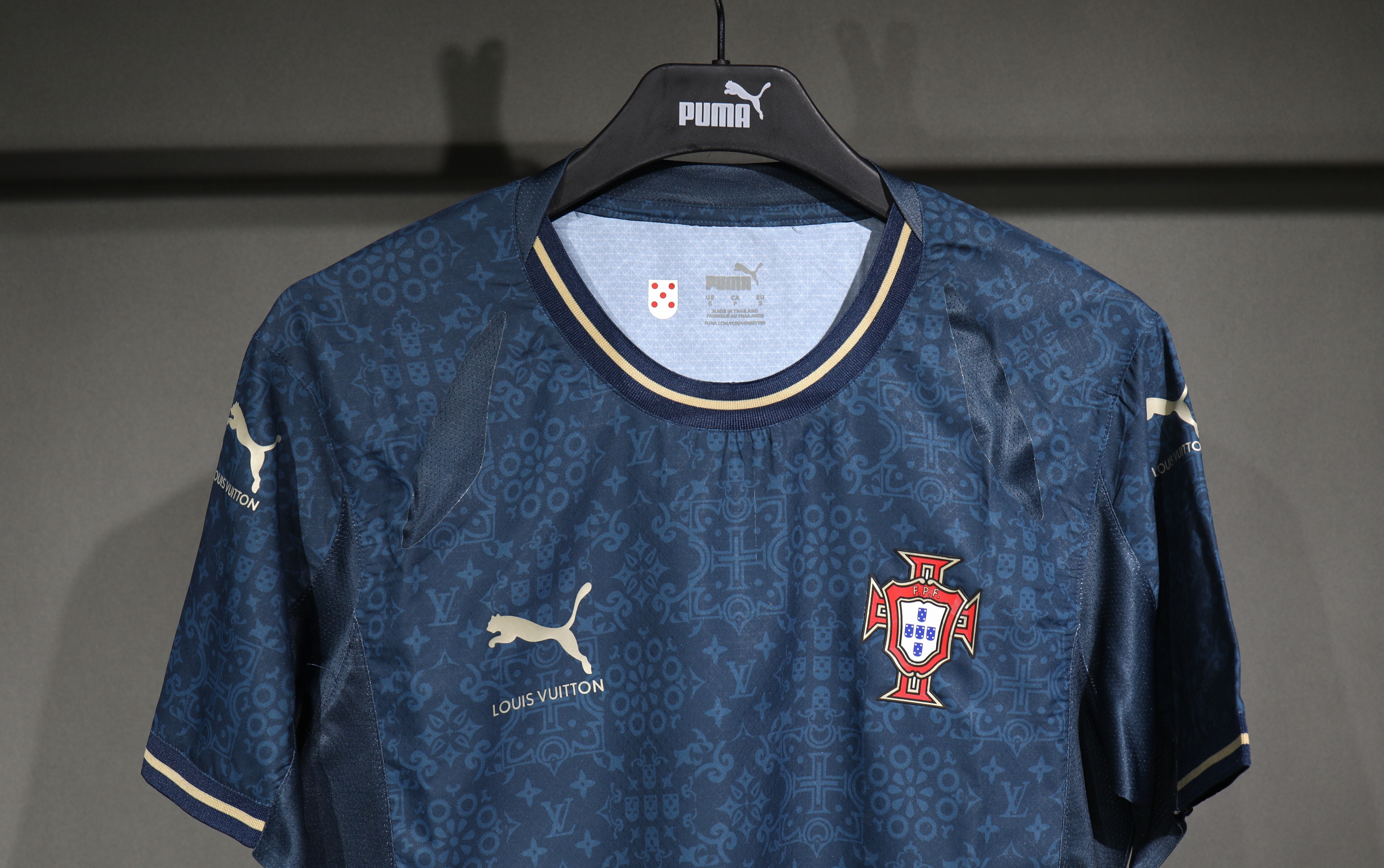 2025 Portugal LV Co-Branded Edition Football Player Version T-Shirt AAAAJersey Supply Yupoo 4