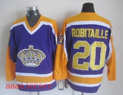 Los Angeles Kings retro ice hockey jersey M-3XL 洛杉矶国王队复古冰球服 1