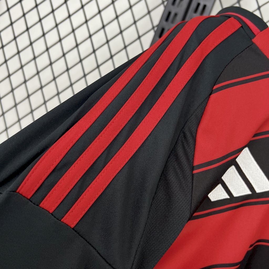 25-26 Flamengo Home Long Sleeve Kit Football Uniform AAAAJersey Dropship Yupoo 5