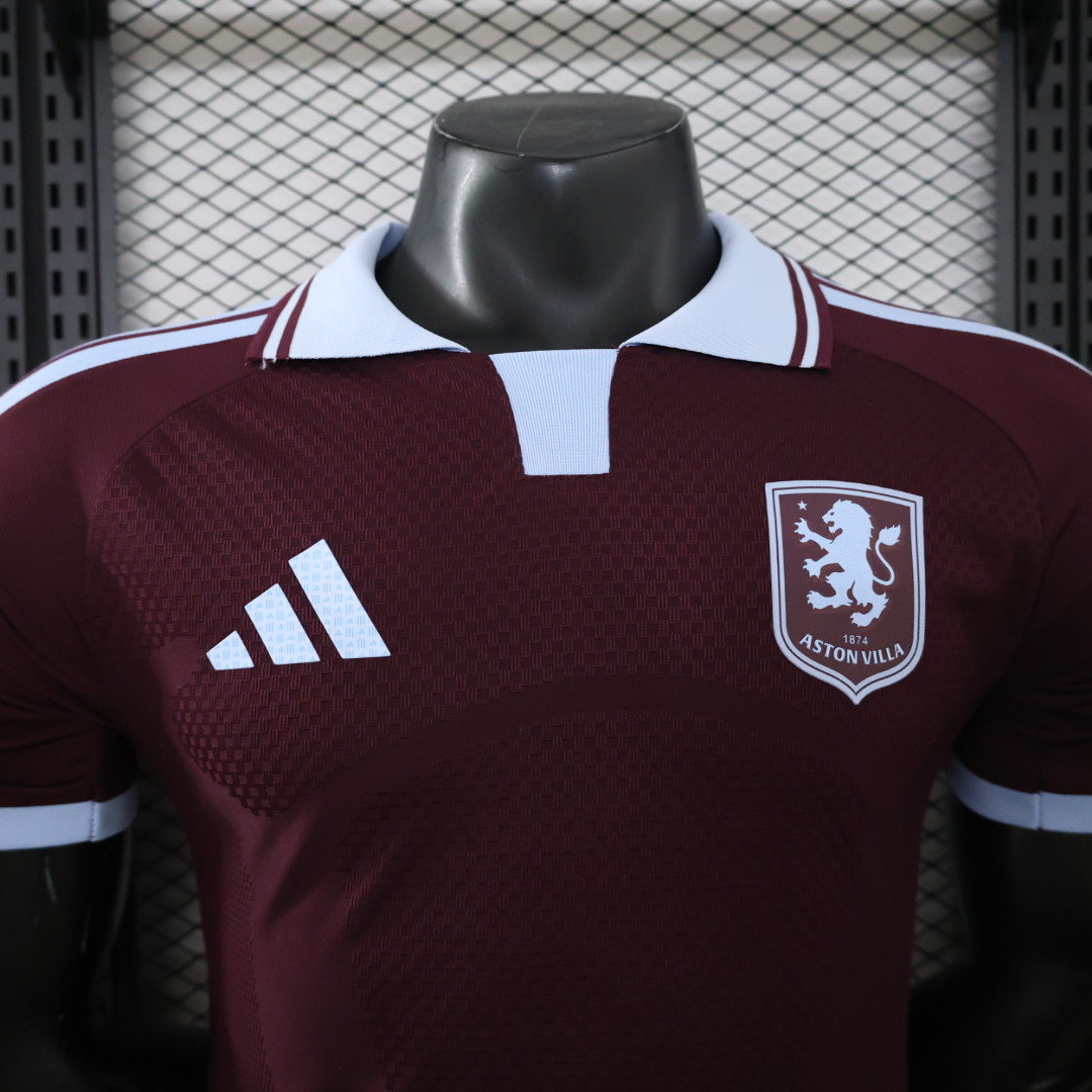 26-27 Aston Villa Home Mens Kit Player Version Soccer T-Shirt AAAAJersey Supply Yupoo 8 7