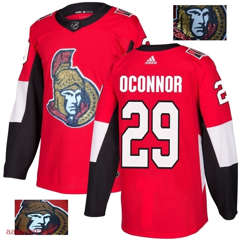 2018 Ottawa Senators ice hockey jersey M-3XL 渥太华参议员队时尚亮片款冰球服 3