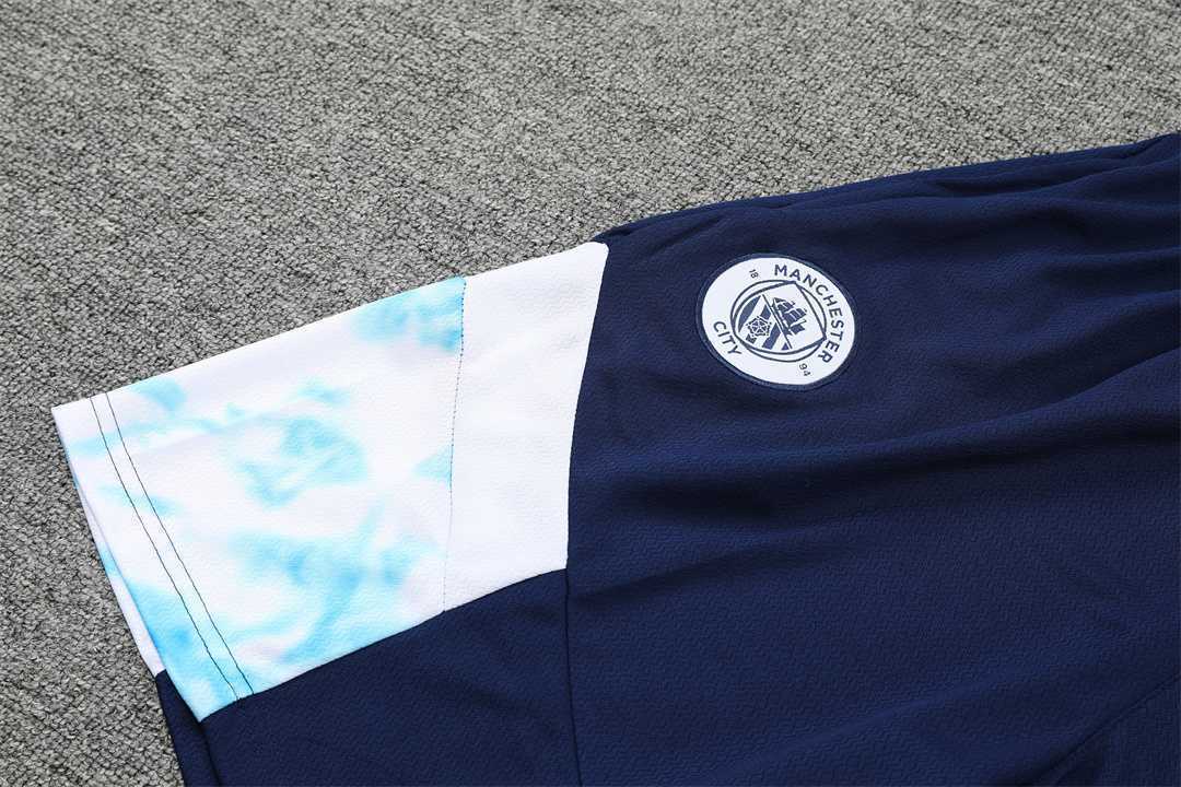 22-23 Manchester City vest training suit kit Royal Blue 1