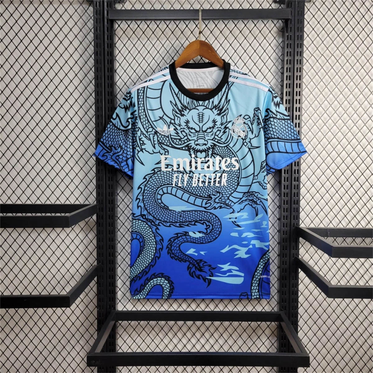 24-25 Real Madrid Blue Dragon Special Edition Shirt Football Apparels Soccer AAAAJersey Yupoo