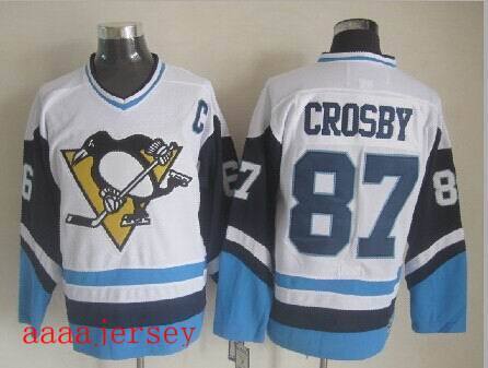 Pittsburgh Penguins retro ice hockey jersey M-3XL 匹兹堡企鹅队复古冰球服