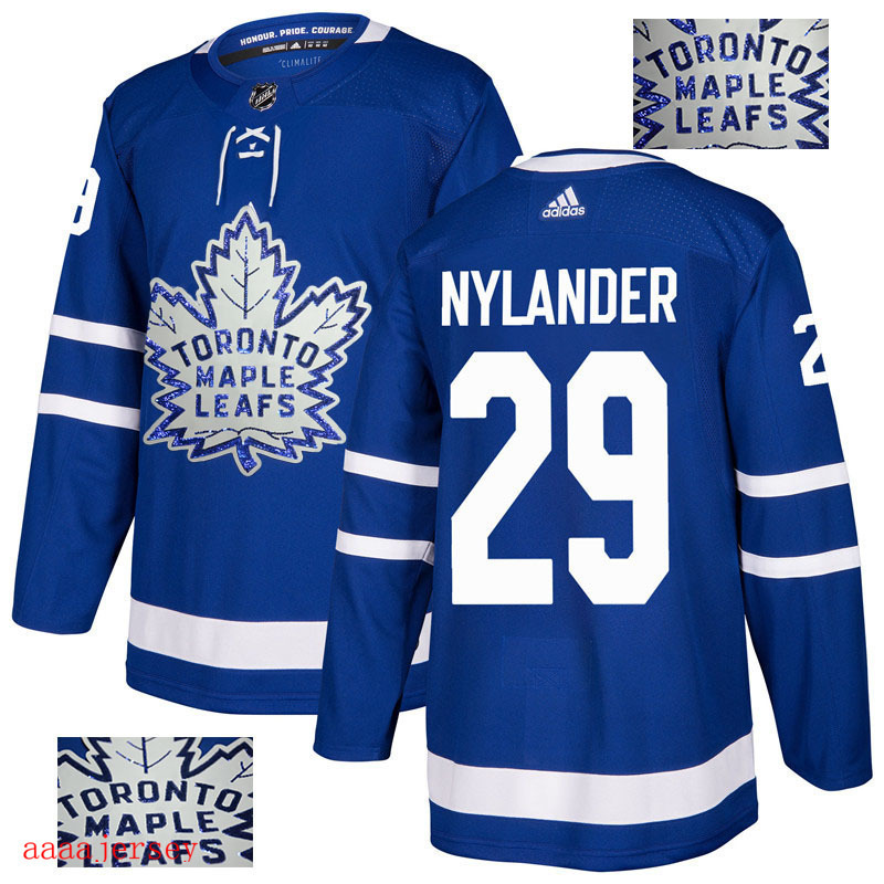 2018 Toronto Maple Leafs ice hockey jersey M-3XL 多伦多枫叶队时尚亮片款冰球服 34