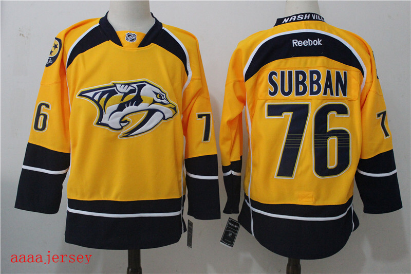 Nashville Predators ice hockey jersey M-3XL 纳什维尔掠夺者冰球服