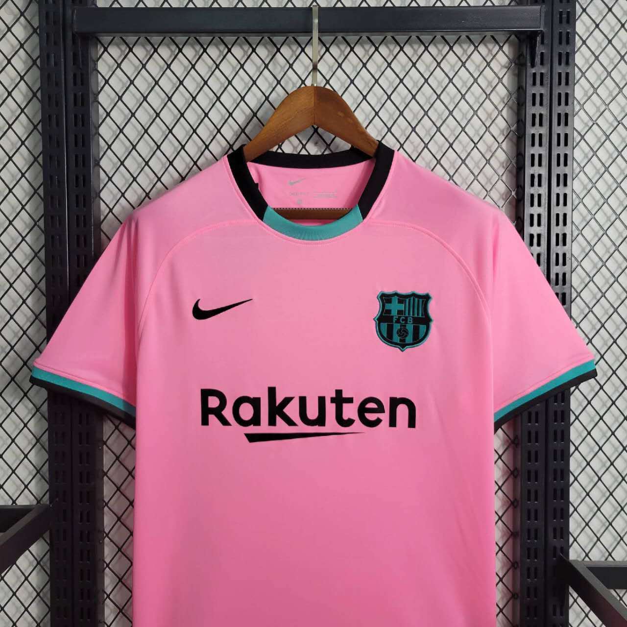 20-21 Barcelona Pink S-XXL Cheap Soccer Jerseys 1