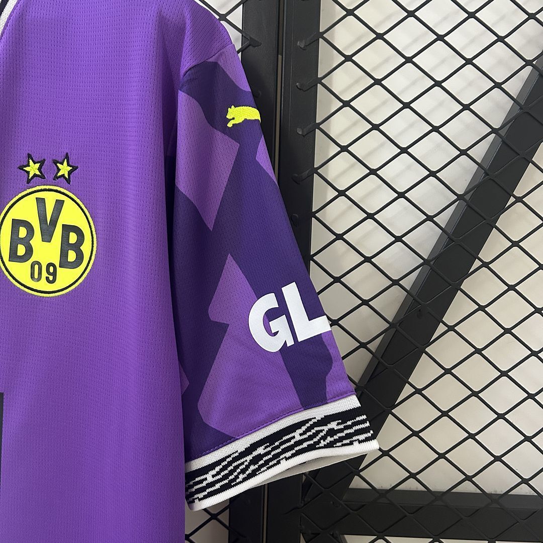 24-25 Dortmund Anniversary Culture Special Edition Purple Soccer T-Shirt AAAAJersey Dropship Yu 3