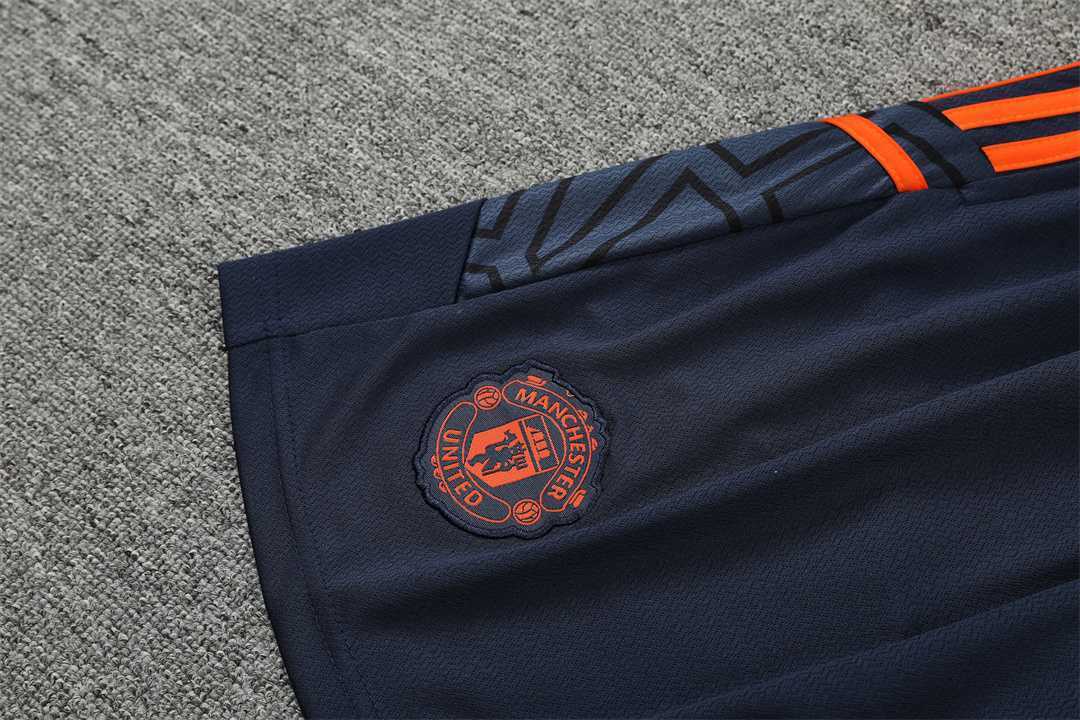 22-23 Manchester United vest training suit kit Blue 2