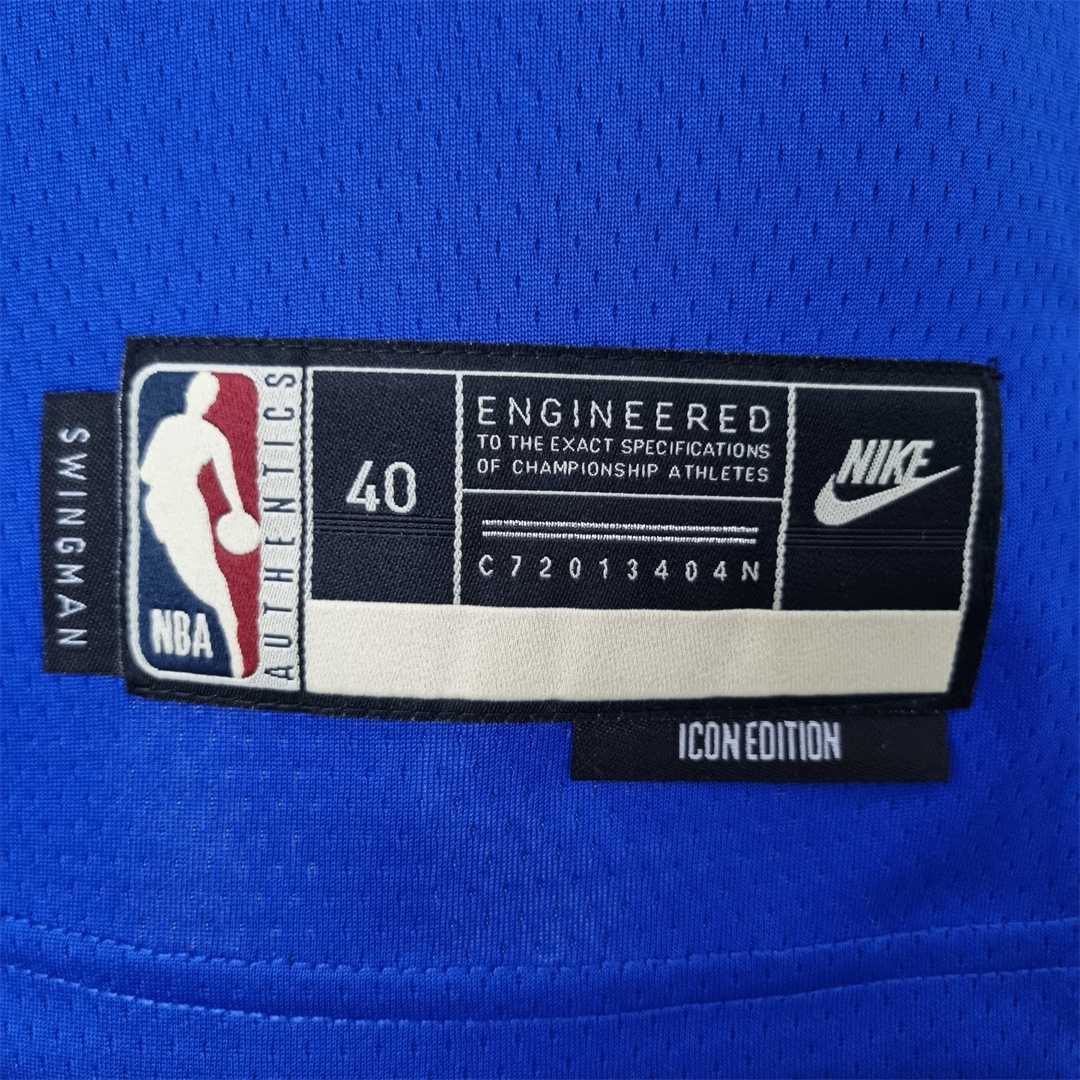 Toscano#95 Golden State Warriors Mexico Exclusive Blue NBA Jersey 2