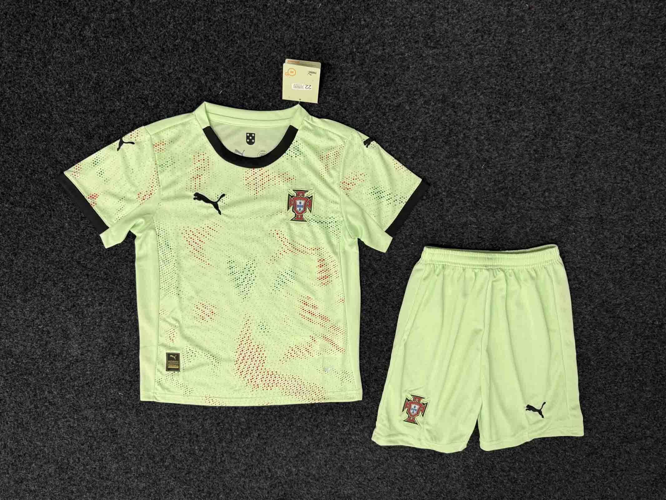2025 Portugal Green Kid Kits Soccer AAAAJersey Yupoo