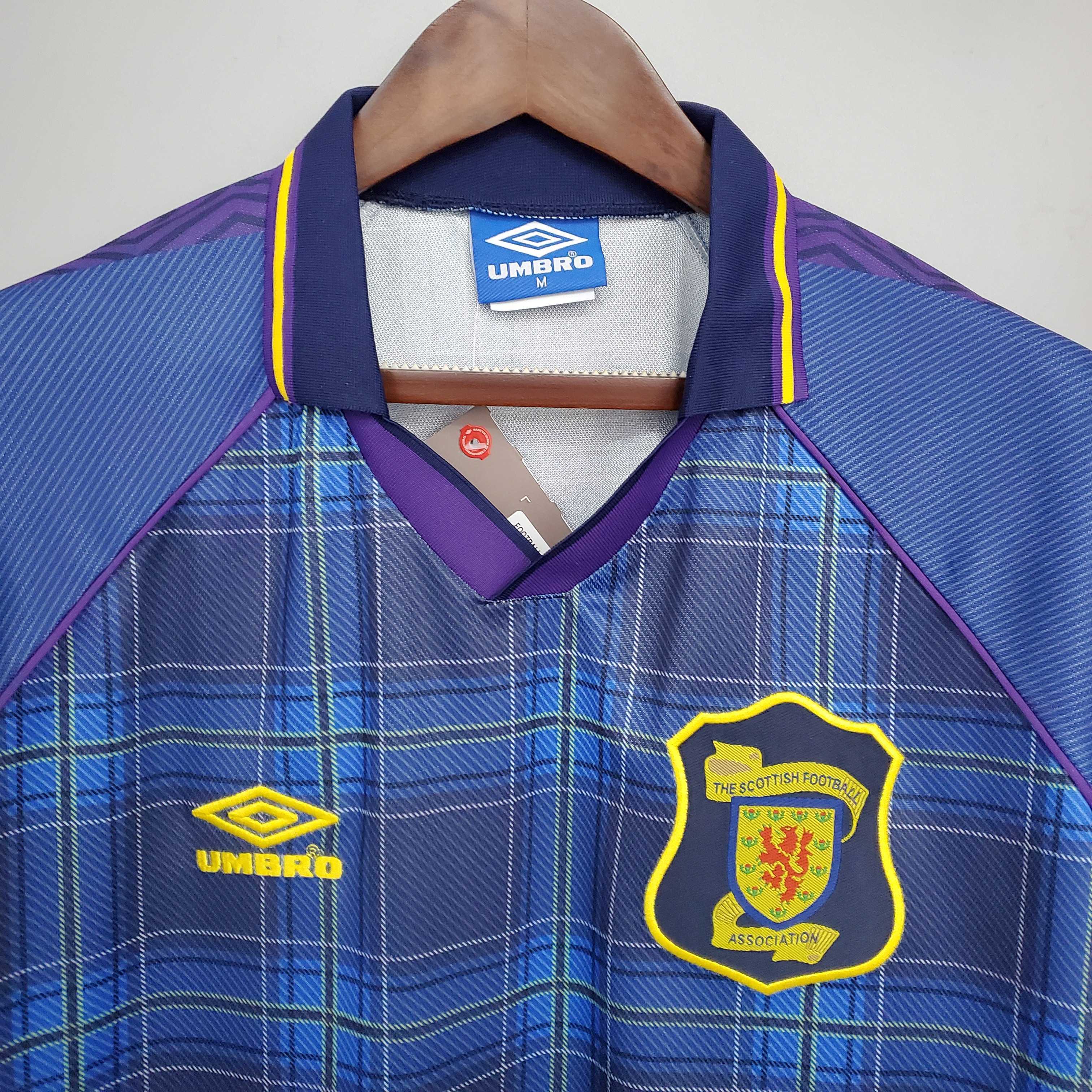 94-96 Scotland Home Retro Kit Football AAAAJersey Yupoo 1
