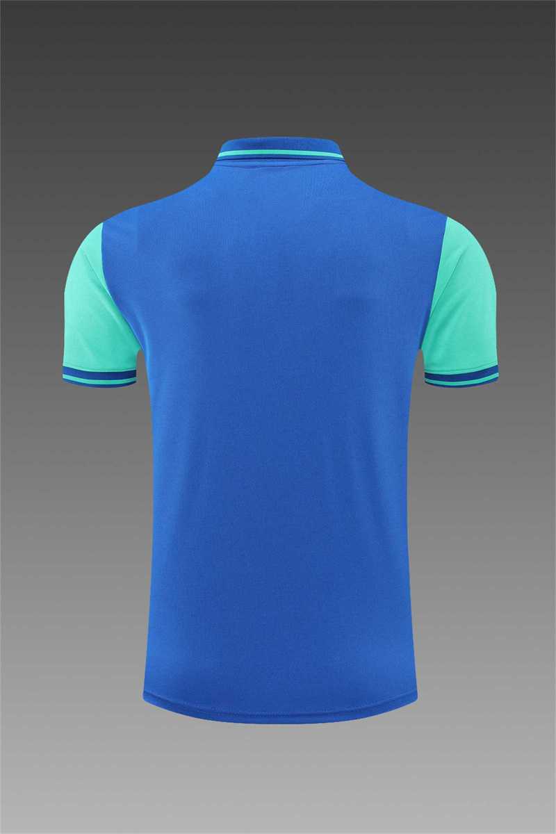 Polo Marseille color blue and green team logo 12