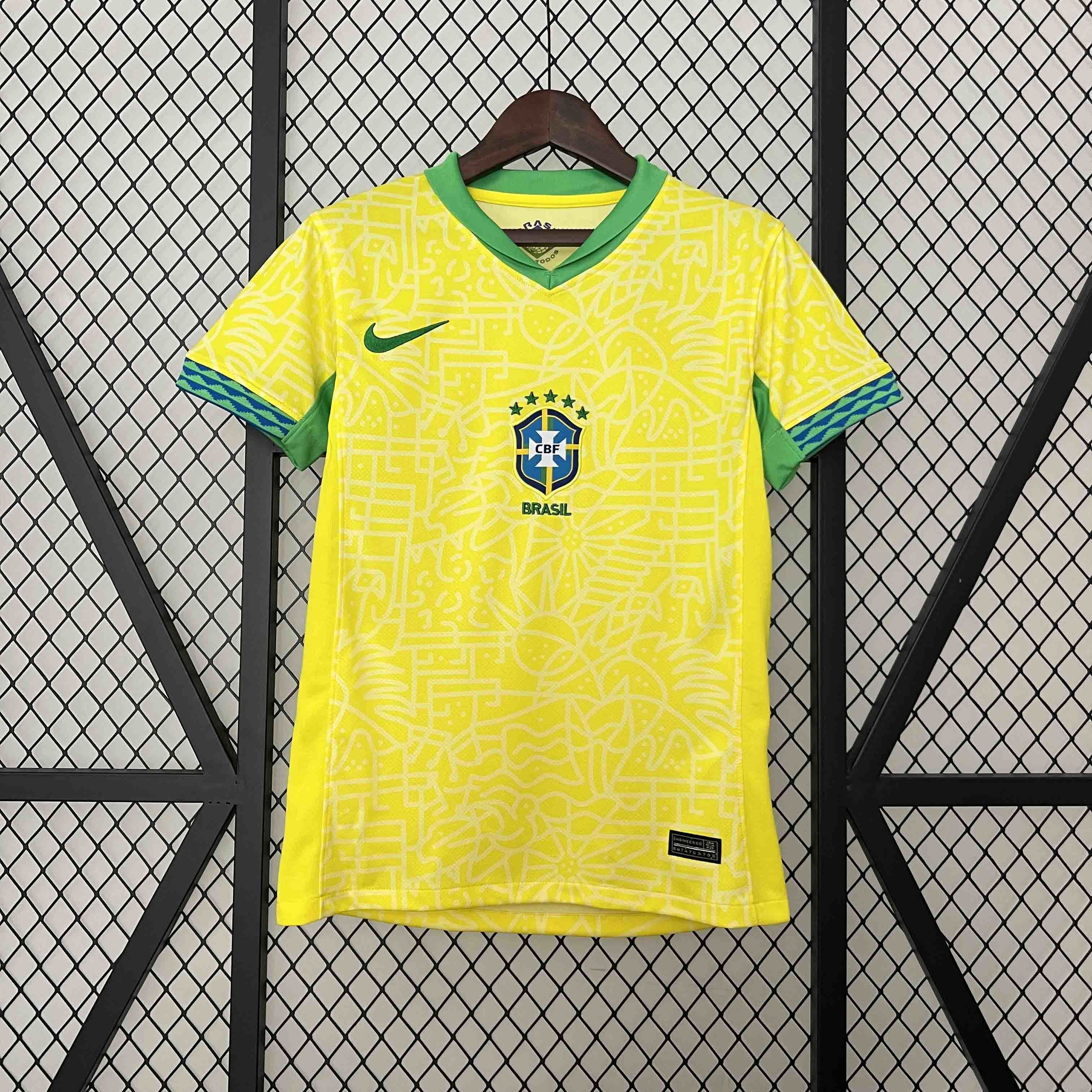 2024 Brazil Home Women Shirt Copa Amerca Apparel AAAAJersey Wholesale Yupoo