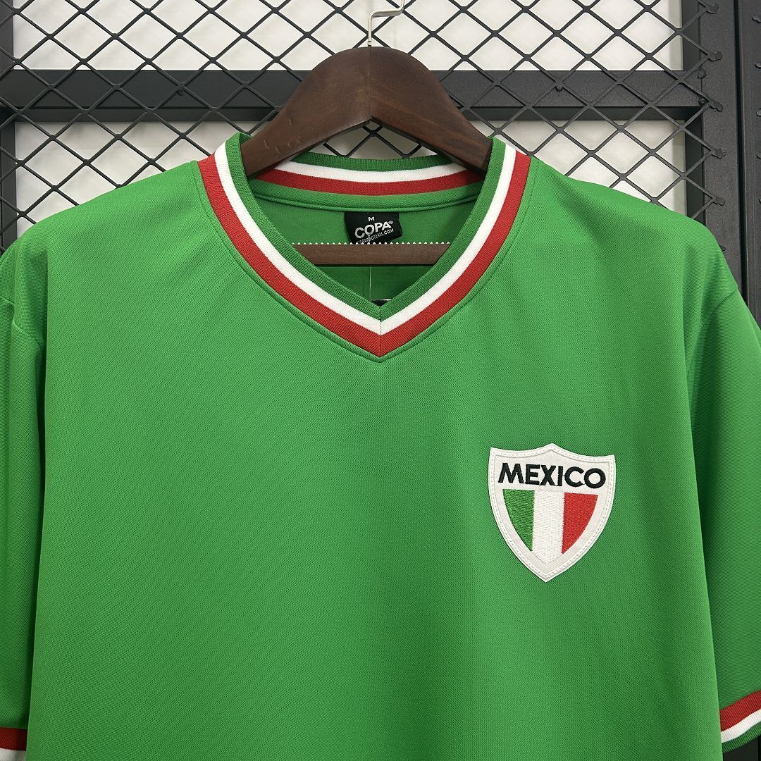 1970 Mexico Home Retro Kit Vintage Shirt AAAAJersey Supply Yupoo 6