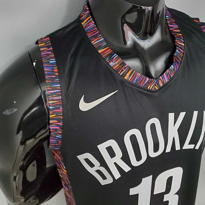 Harden #13 Brooklyn Nets City version black 8