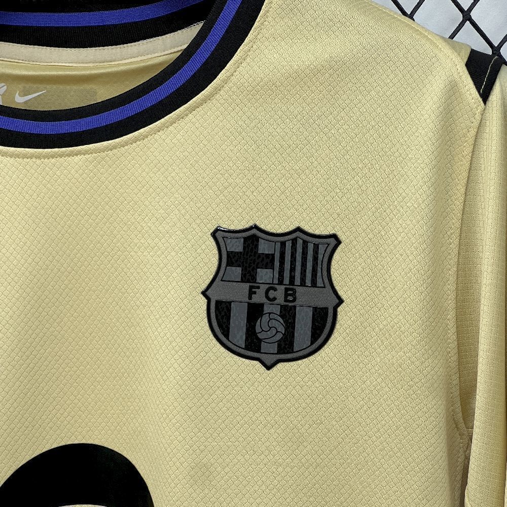 25-26 Barcelona Away Kit Football Long Sleeve T-Shirt AAAAJersey Supply Yupoo 4