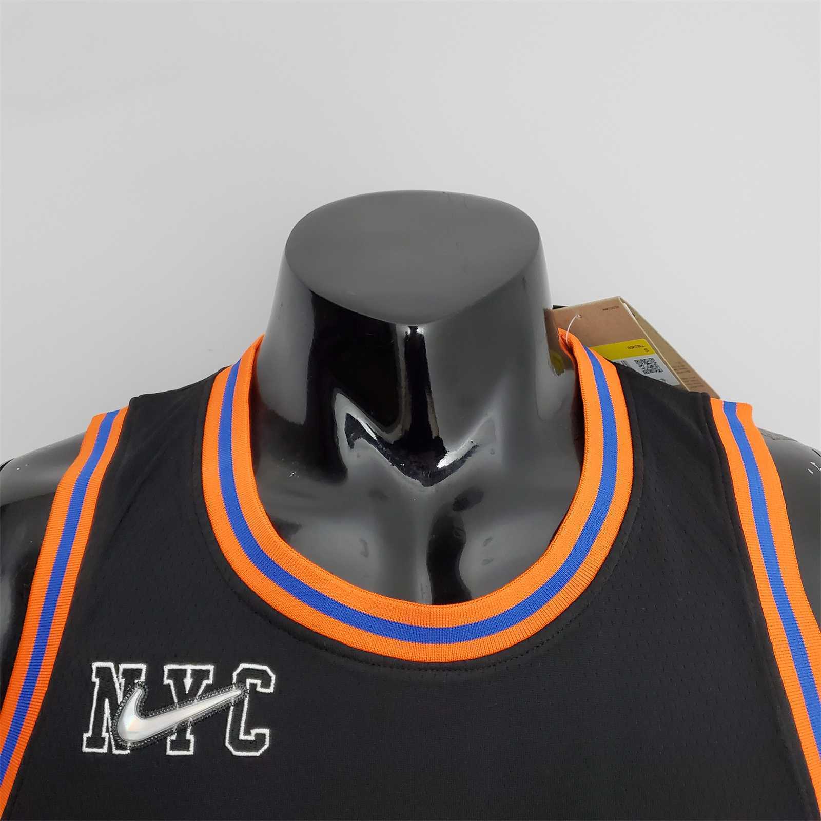2022 Season Randle#30 Knicks Urban Edition Black NBA Jersey 4
