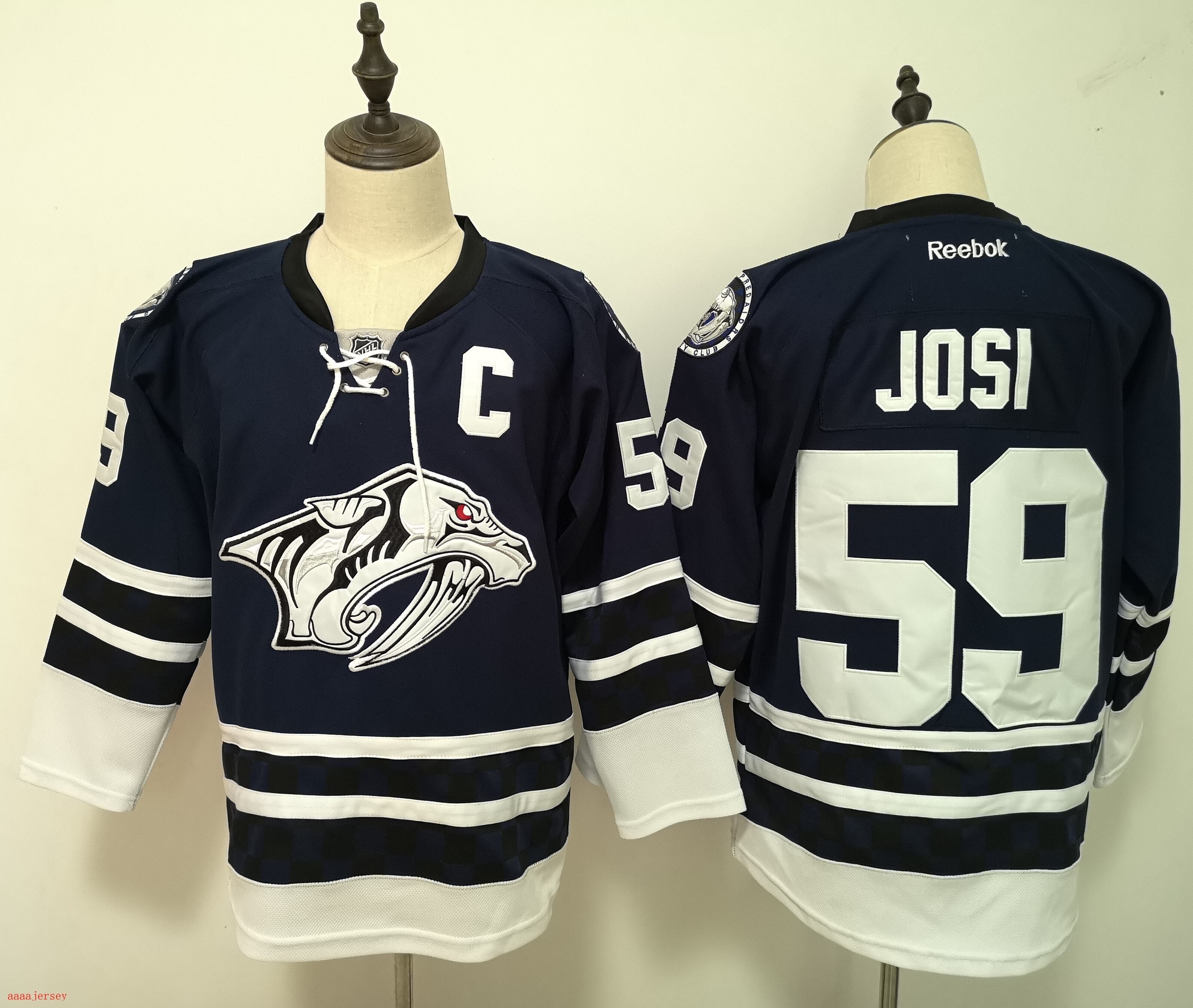Nashville Predators ice hockey jersey M-3XL 纳什维尔掠夺者冰球服 1