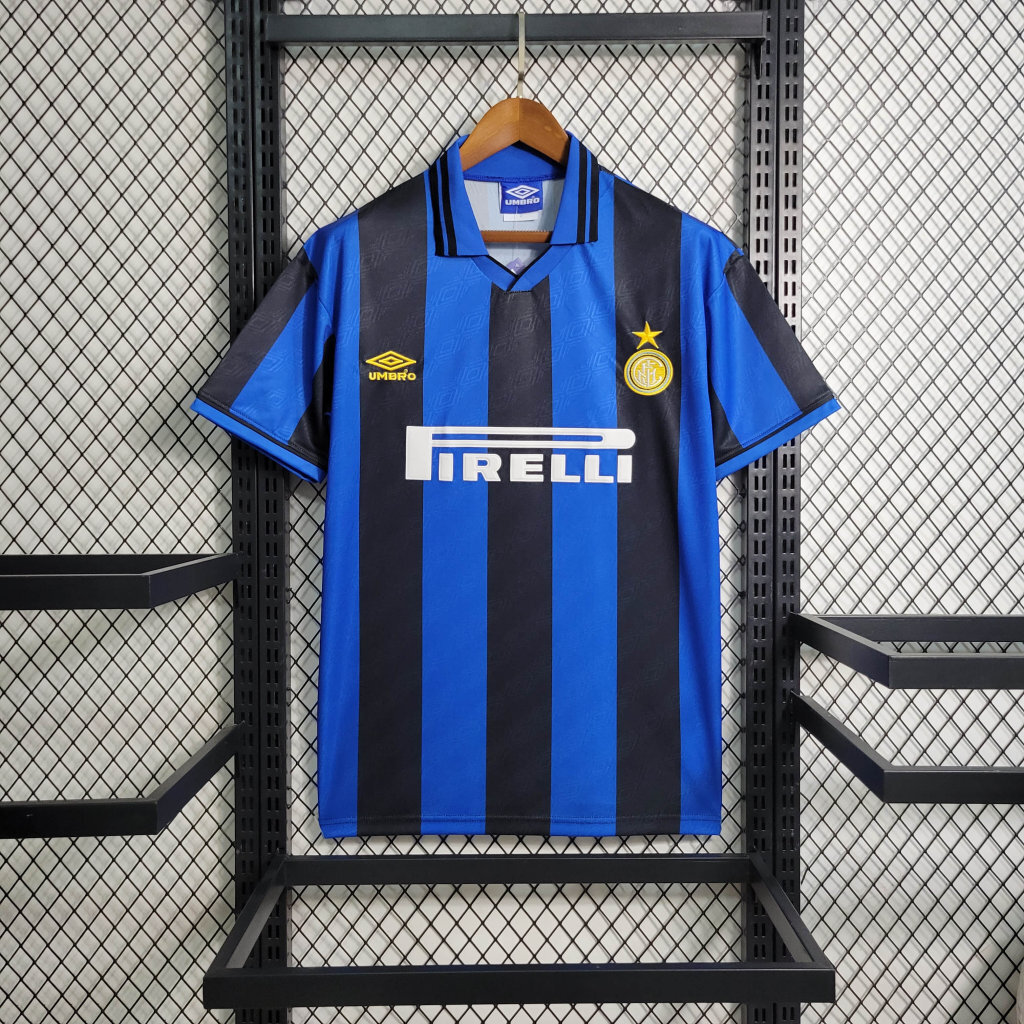 95-96 Retro Inter Milan Home S-XXL Cheap Soccer Jerseys