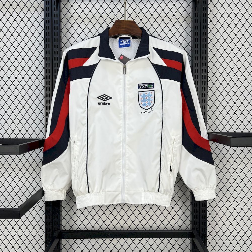 2024 England Classic Style White Windbreaker Jacket AAAAJersey Supplier Yupoo