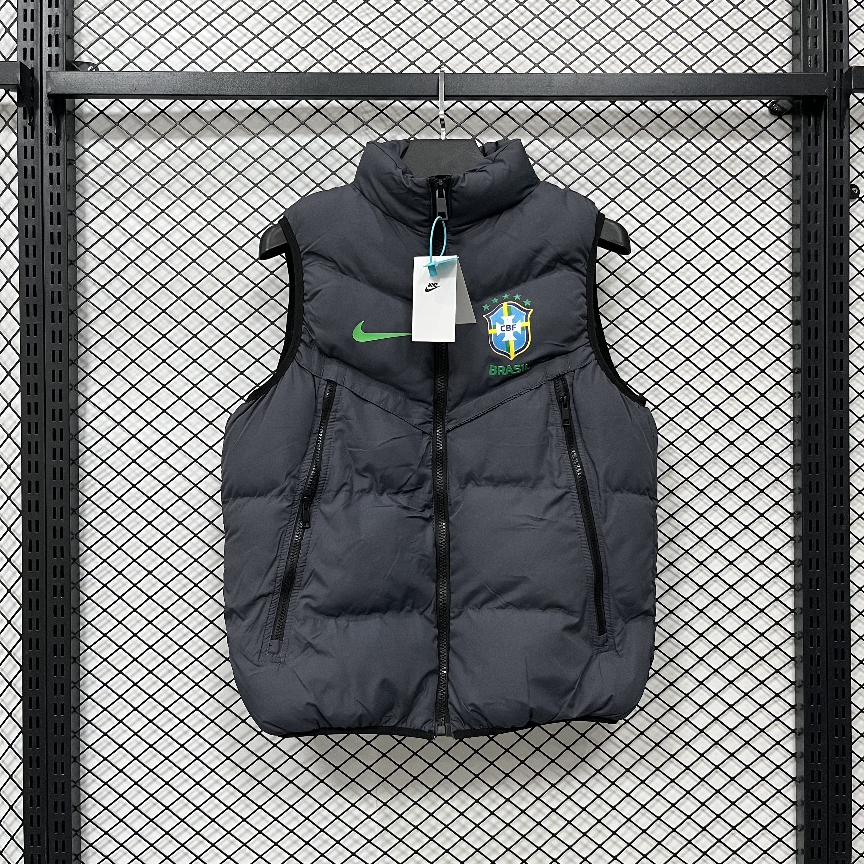 25-26 Brazil Vest Kit Soccer Windbreaker AAAAJersey Supply Yupoo 1