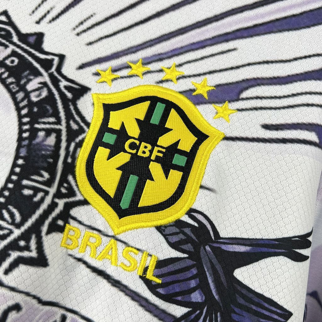2025 Brazil Cristo Redentor White&Black Special Edition Shirt Football Apparels Soccer AAAAJers 3