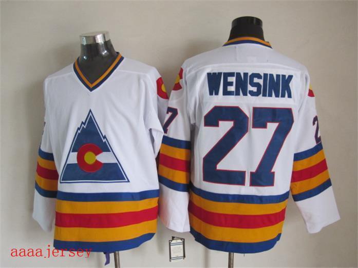 Colorado Avalanche retro ice hockey jersey M-3XL 科罗拉多雪崩队复古冰球服 1