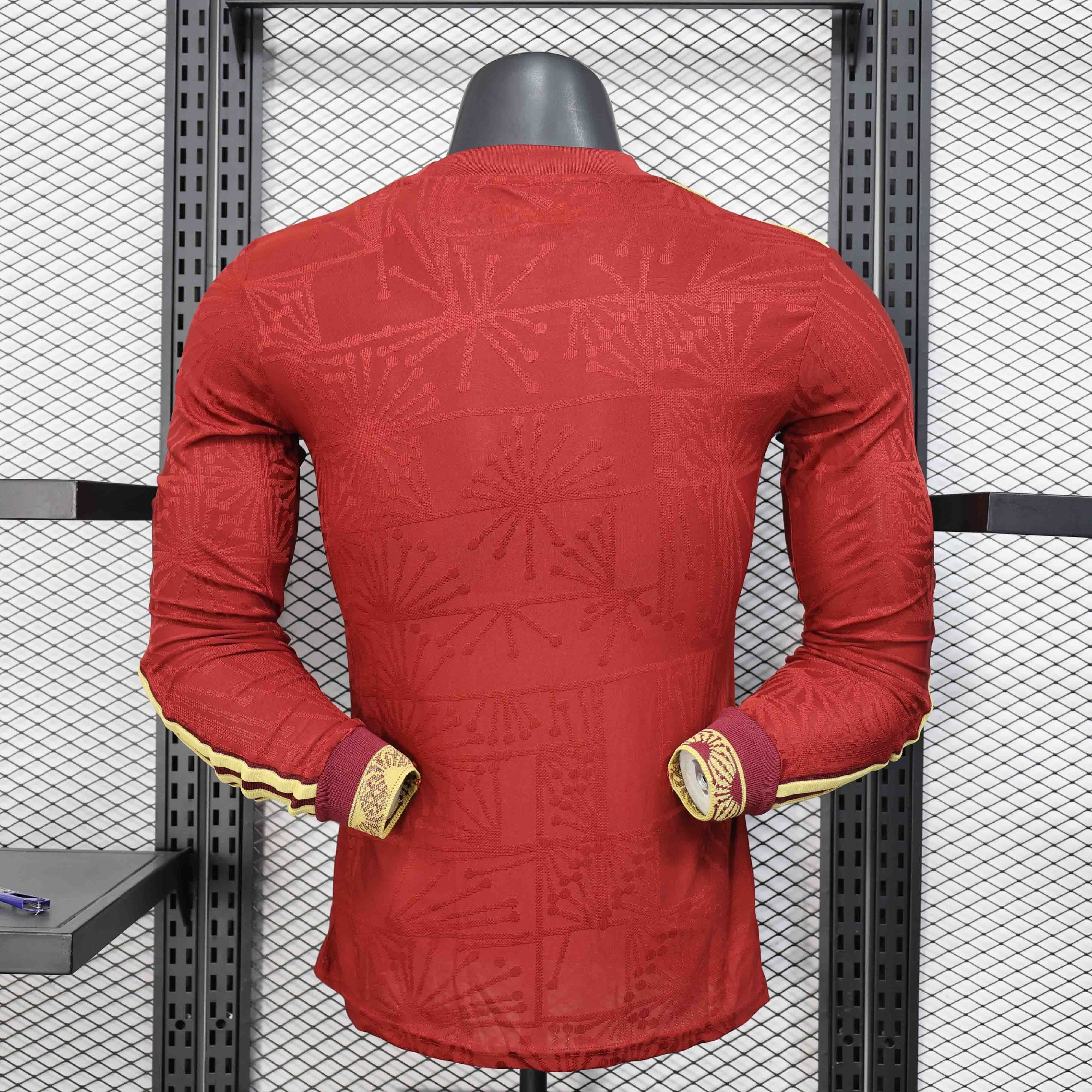 2025 Mexico Gold Cup Red Long Sleeve Kit Player Version Shirt AAAAJersey Supply Yupoo 1