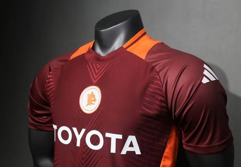 25-26 Roma Home Player Version Soccer AAAAJersey 1