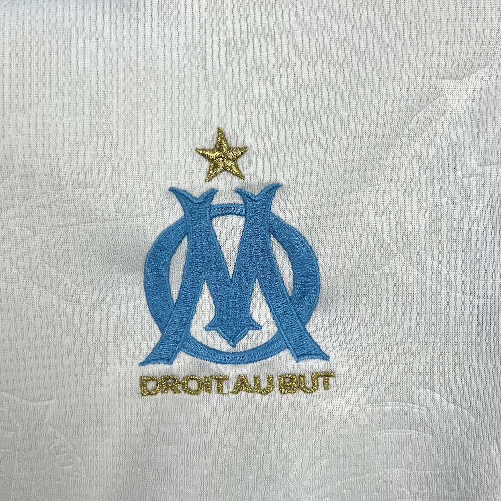 25-26 Marseille Home Kit Football T-Shirt AAAAJersey Supply Yupoo 5