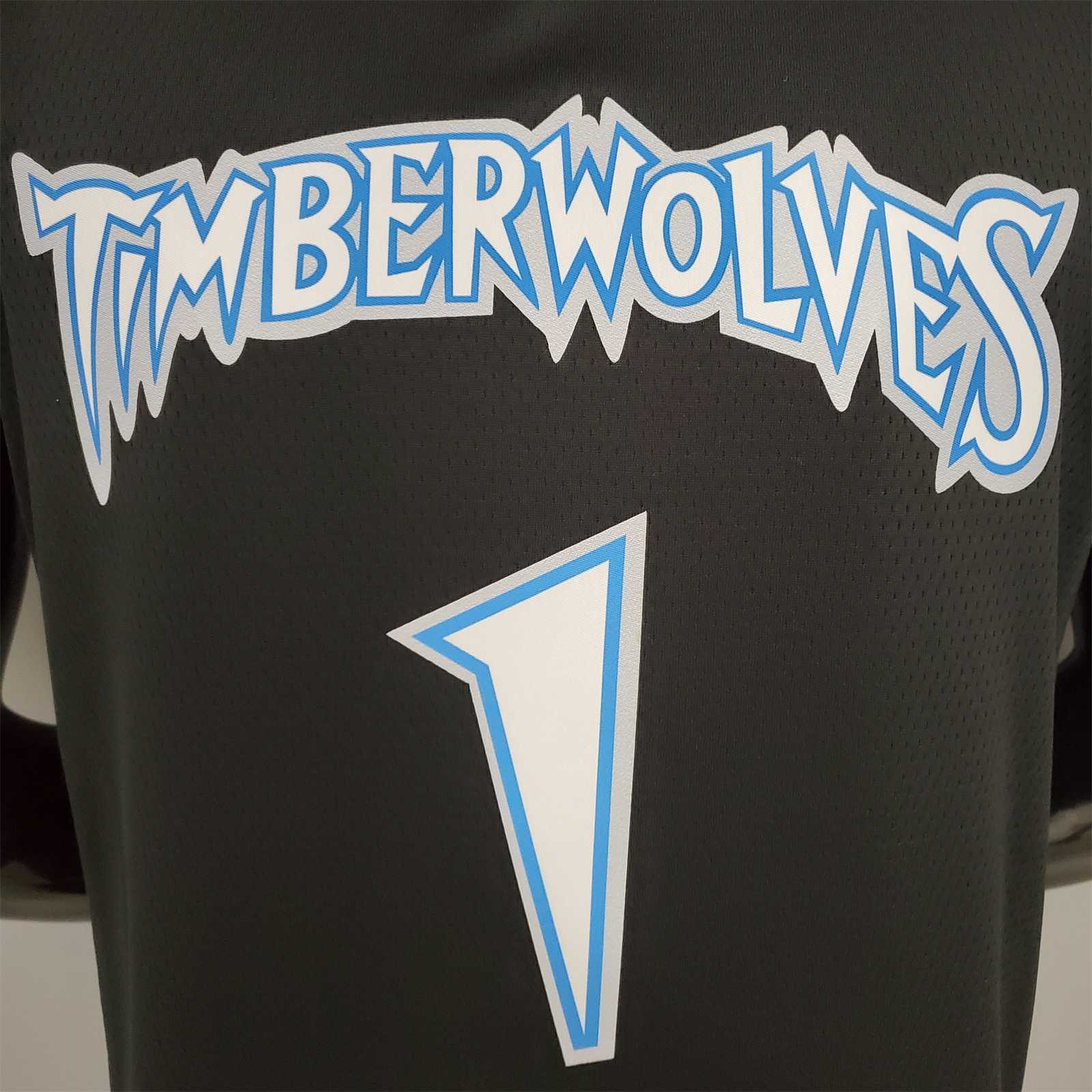 EDWARDS#1 2018 Retro Timberwolves Black 5