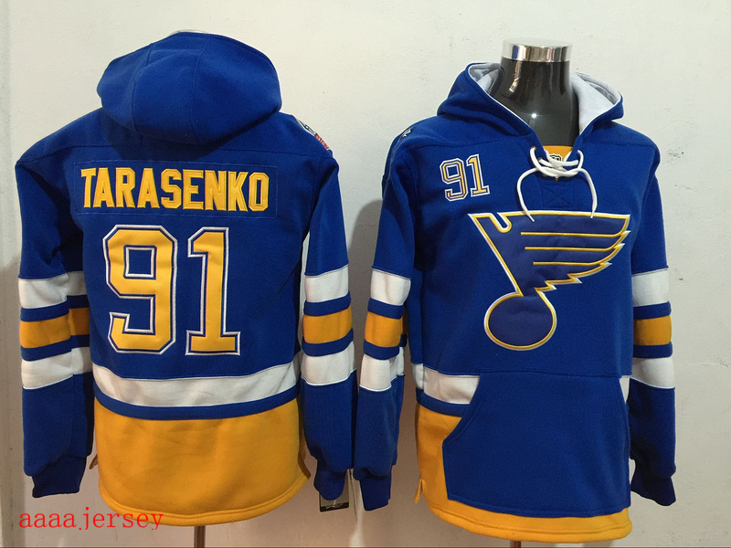 St. Louis Blues hoodie ice hockey jersey M-3XL 圣路易蓝调队帽衫冰球服 2