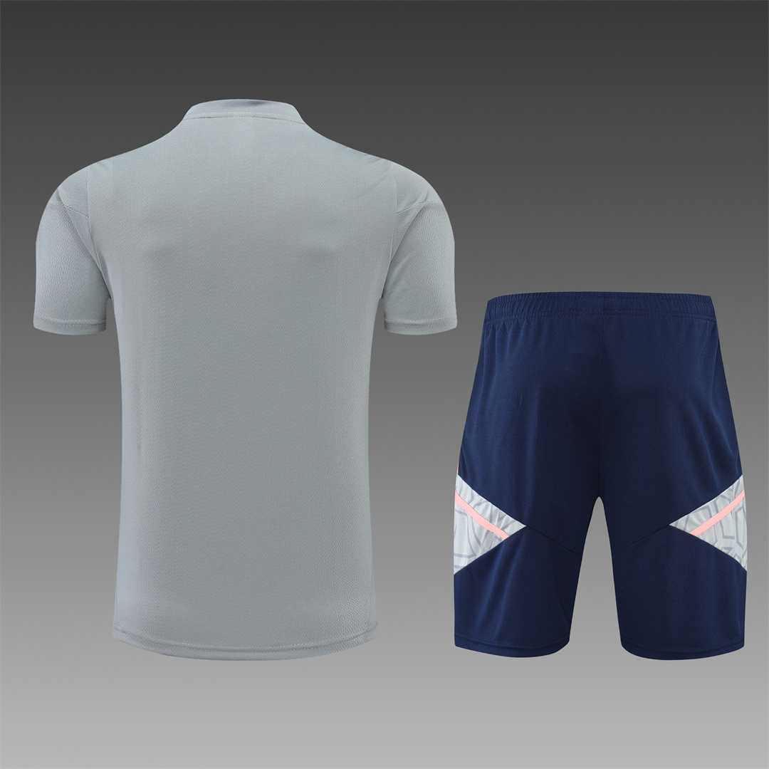 22-23 Arsenal training suit short sleeve kit Grey 5