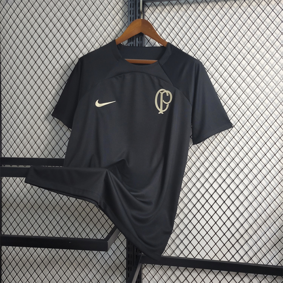 22-23 Corinthians Training Shirt Black 7