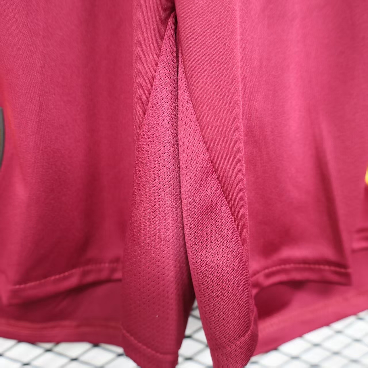 25-26 AS Roma home pants player version Shorts Football Uniform AAAAJerseys Dropshipping Yupoo 5