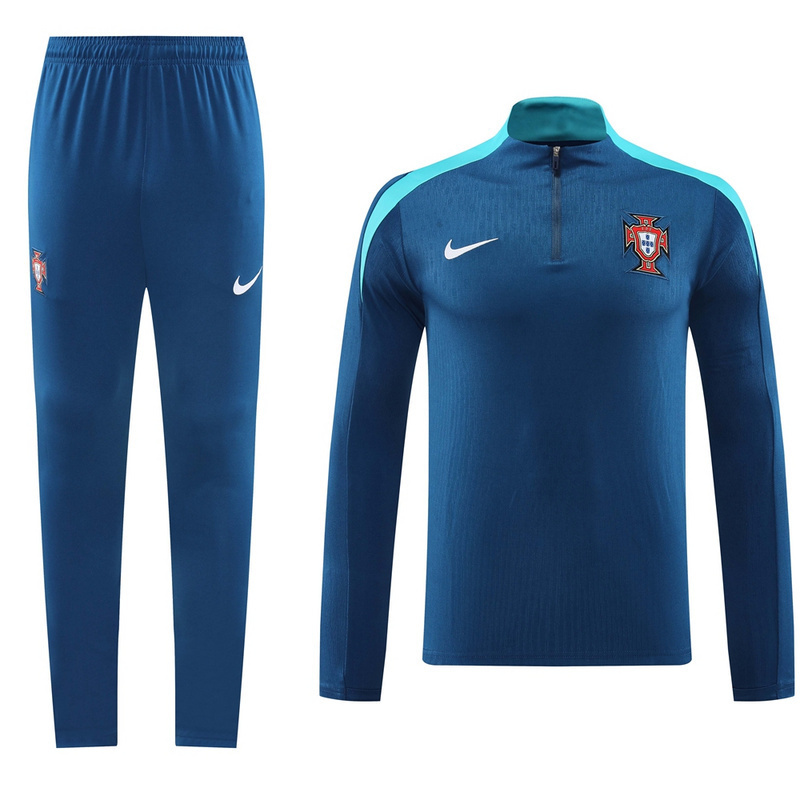 2024 Portugal Long Sleeve Training Suit Football Shirts