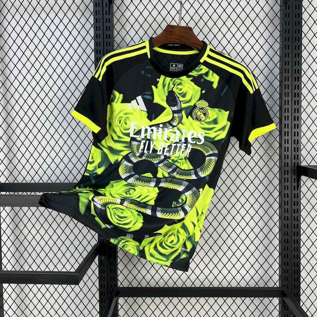 25-26 Real Madrid Green Snake Special Edition Shirt Football Uniform AAAAJersey Yupoo