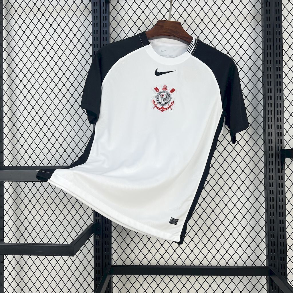 25-26 Corinthians Home Kit Soccer T-Shirt AAAAJersey Yupoo