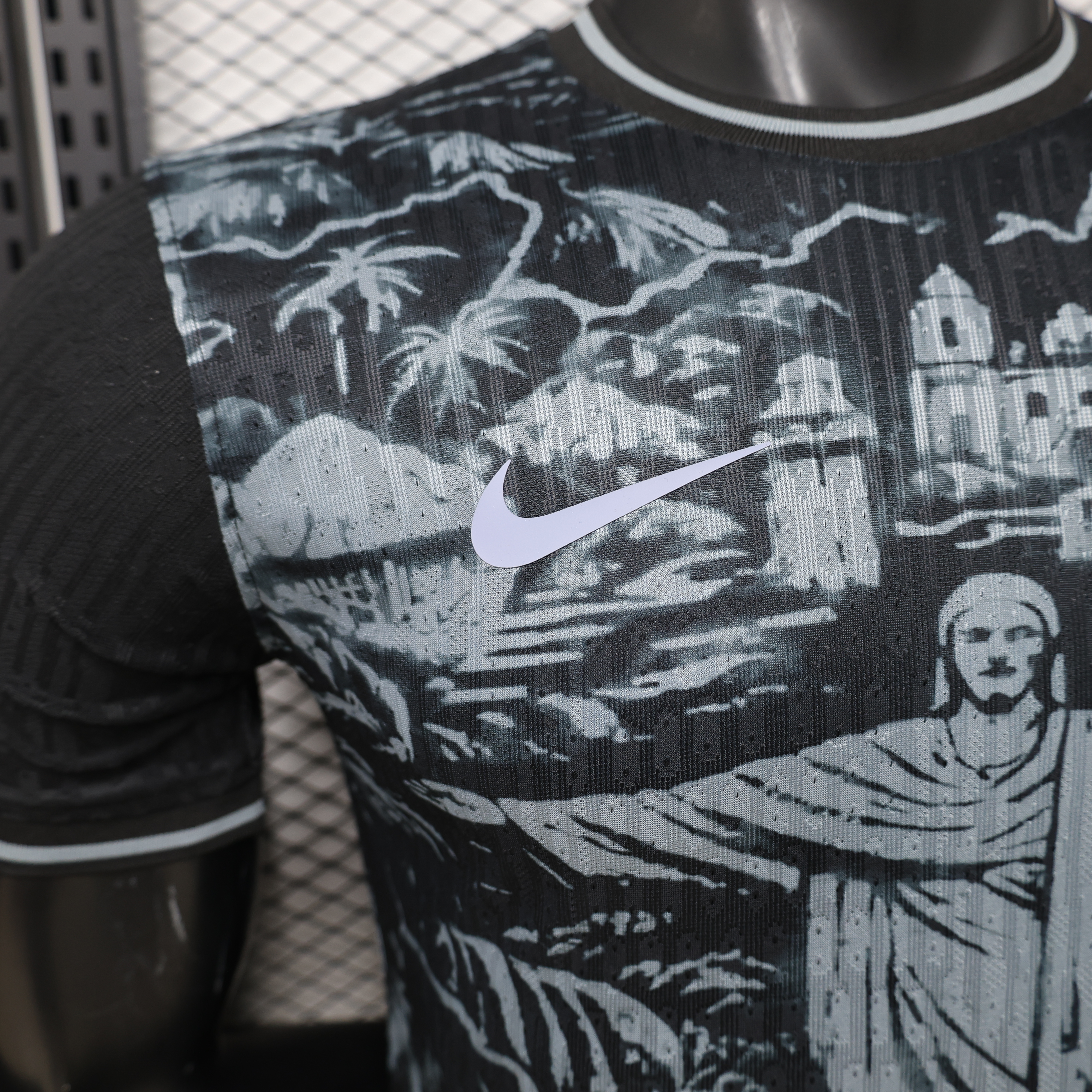 2026 Brazil Cristo Redentor Special Edition Football Player Version Black T-Shirt AAAAJersey Yupoo 7 5