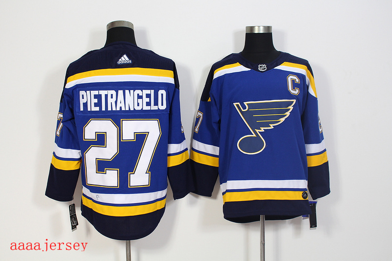 St. Louis Blues ice hockey jersey M-3XL 圣路易蓝调队冰球服 3
