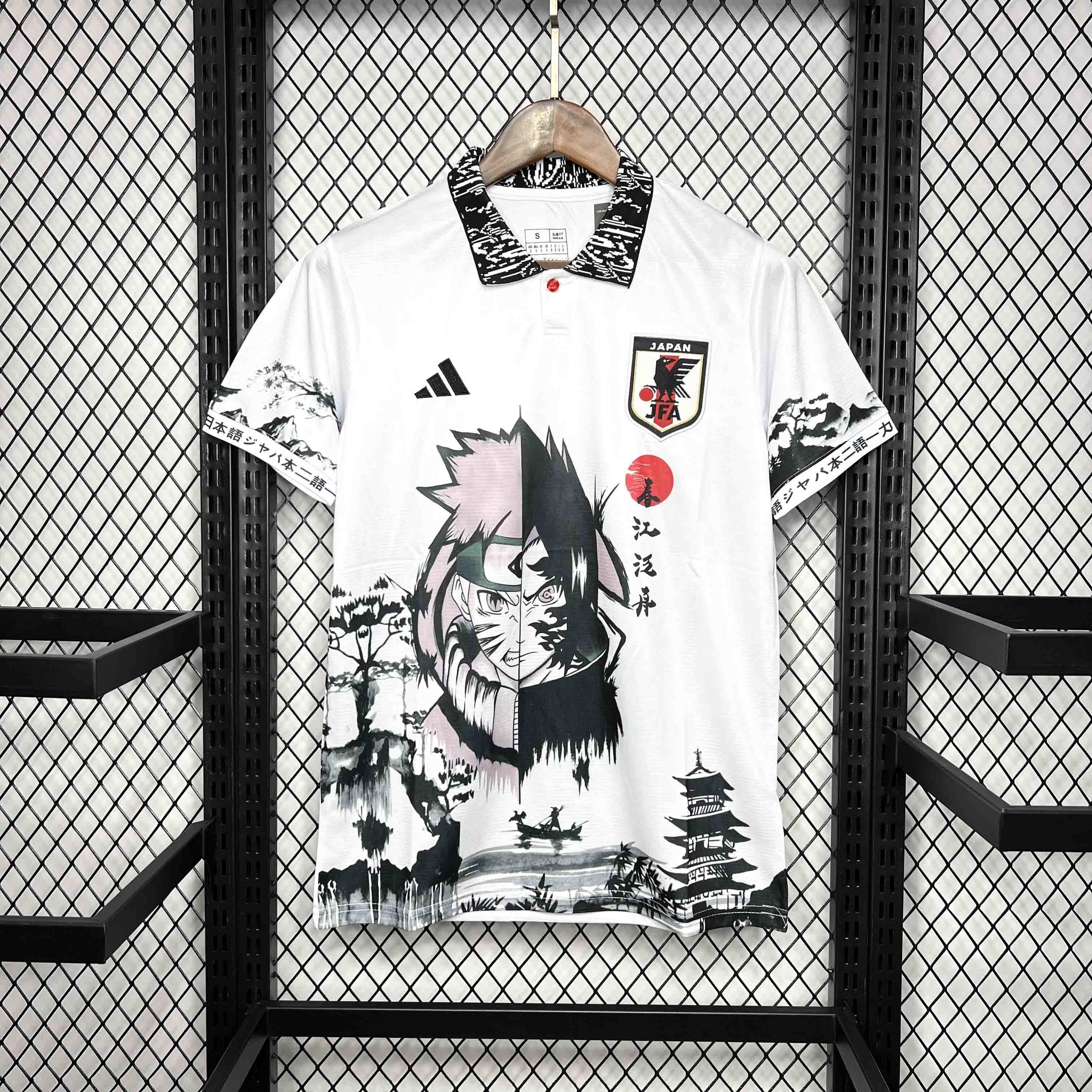 2024 Japan Sasuke Uchiha Anime Special Edition Kit Soccer Uniform AAAAJersey Dropshiping Yupoo