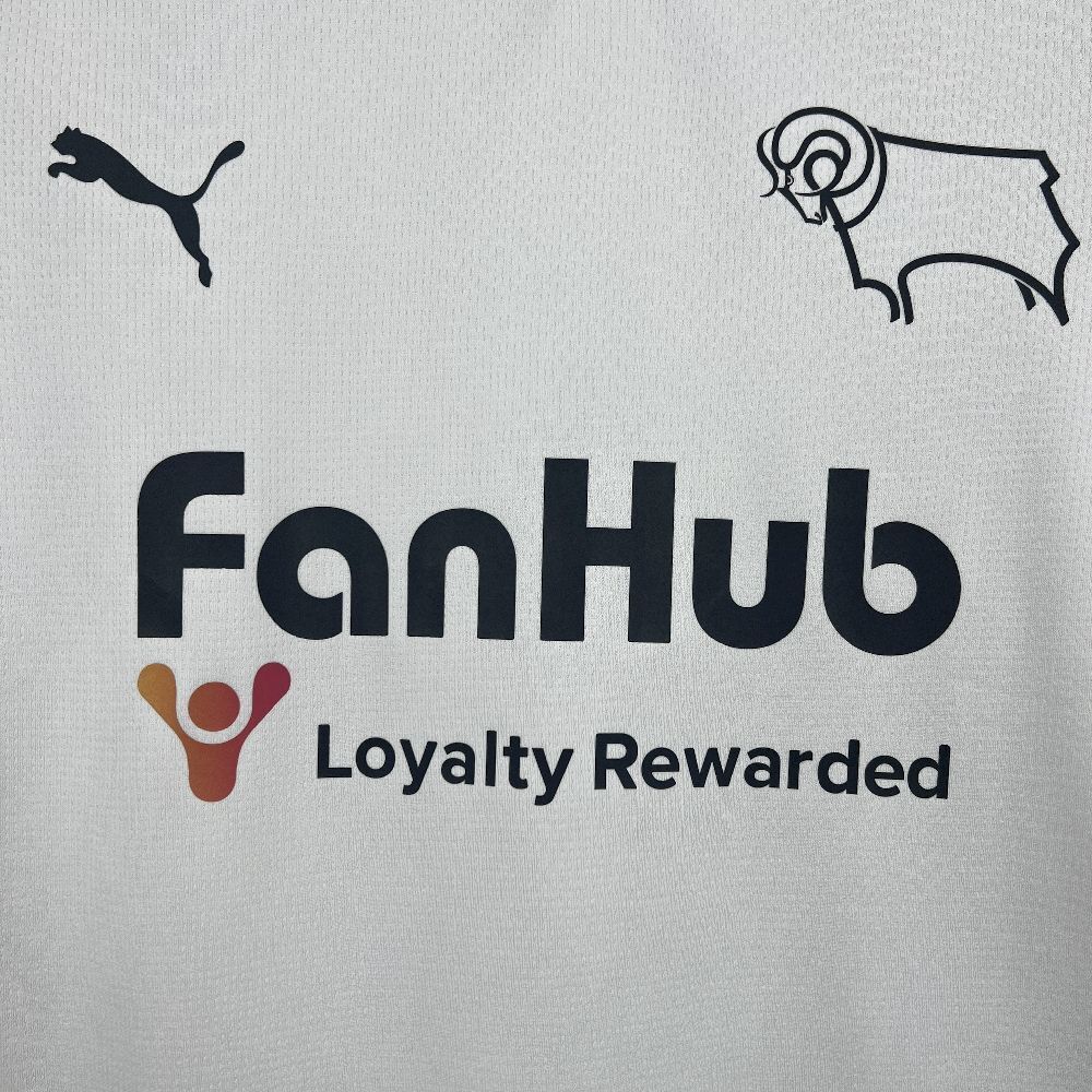 25-26 Derby County Home Kit Sport Football T-Shirt AAAAJersey Supply Yupoo 3