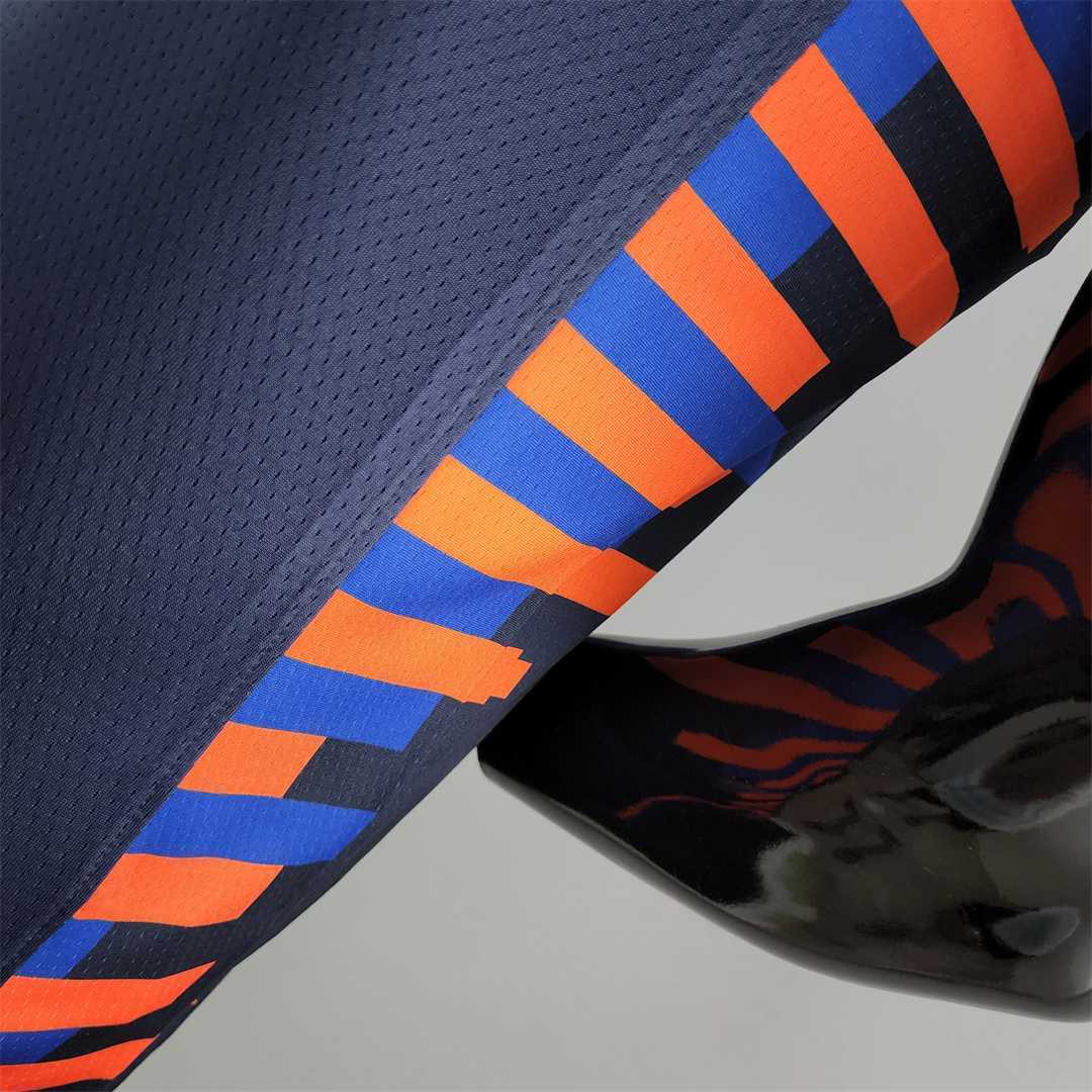 New York Knicks Barrett #9 Striped NBA Jersey 1