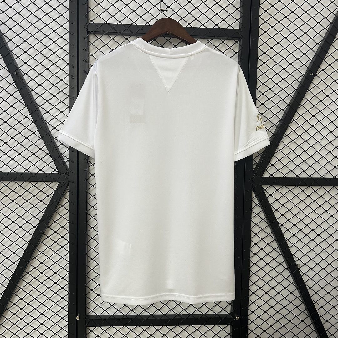 25-26 Santos Pelé White Kit Soccer T-Shirt AAAAJersey Dropship Yupoo 2