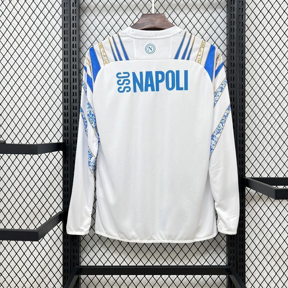25-26 Napoli Special Edition Kit Soccer Long Sleeve T-Shirt AAAAJersey Supply Yupoo 5