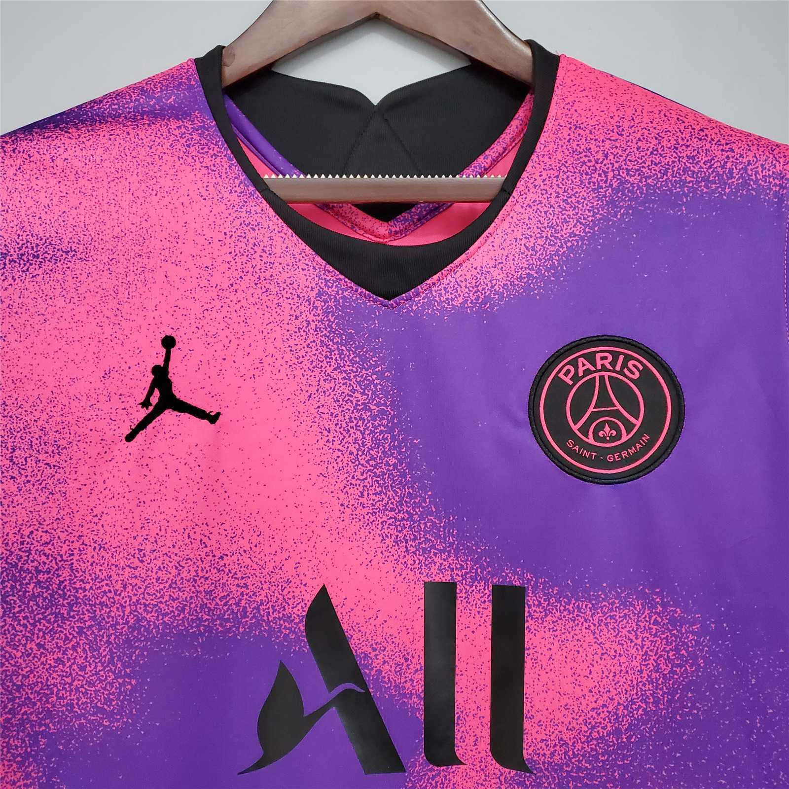 20-21 Jordan PSG fourth away purple Long Sleeve 2