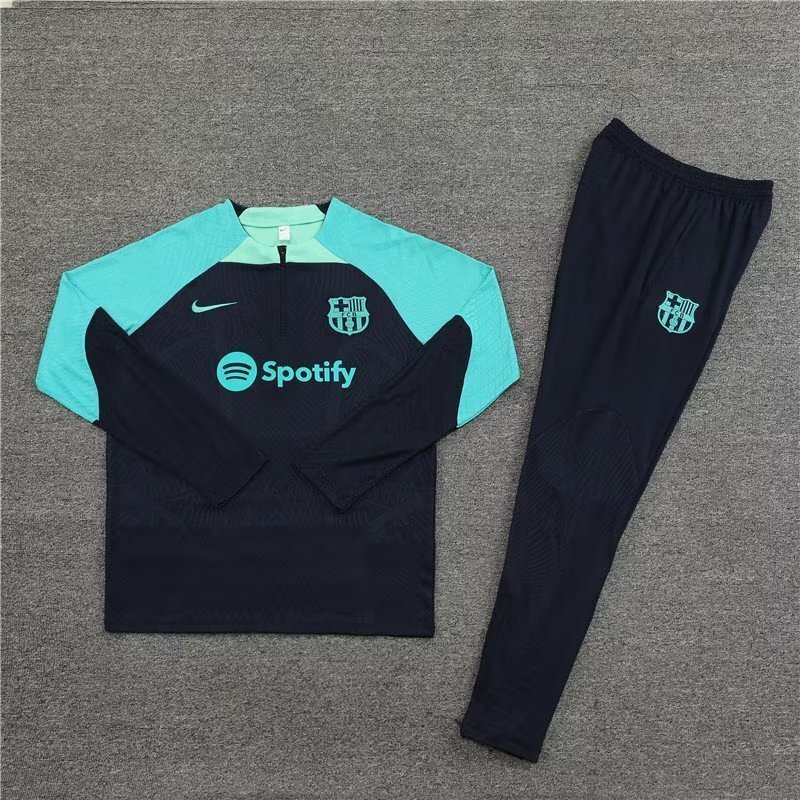 23-24 Barcelona Long Sleeve Training Suit Yupoo 1